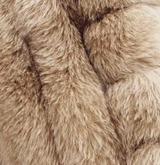 Chevron Fox Fur Coat